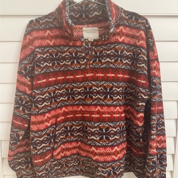 American Eagle Outfitters Multicolor Fleece Pullover - Picture 3 of 6